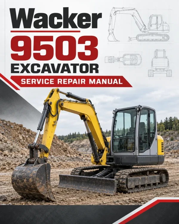 Wacker Neuson 9503 Excavator Service Repair Manual