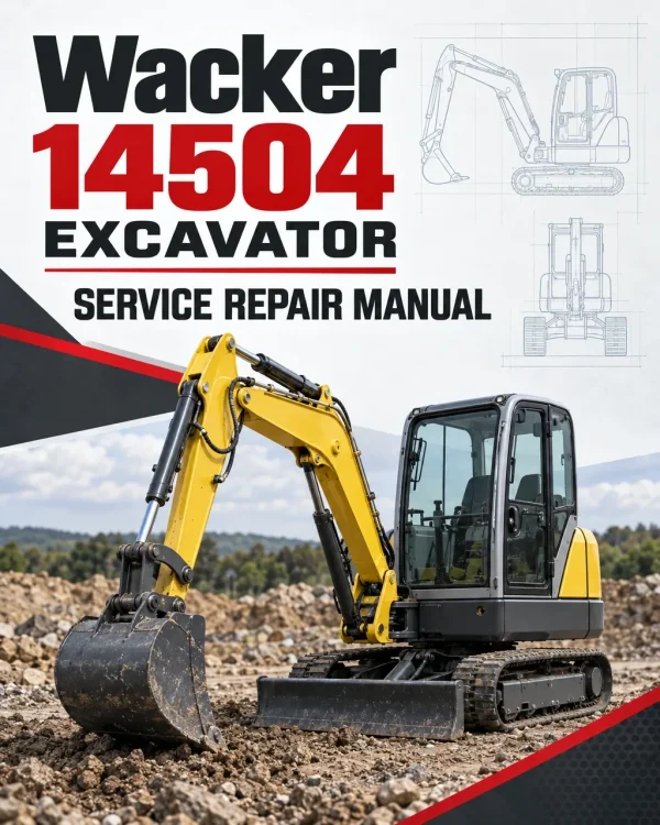 Wacker Neuson 14504 Excavator Service Repair Manual Wacker Neuson 14504 Excavator Service Repair Manual