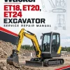 Wacker Neuson ET18, ET20, ET24 Excavator Service Repair Manual Wacker Neuson ET18, ET20, ET24 Excavator Service Repair Manual