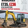 Wacker Neuson ET35, EZ36 Excavator Service Repair Manual