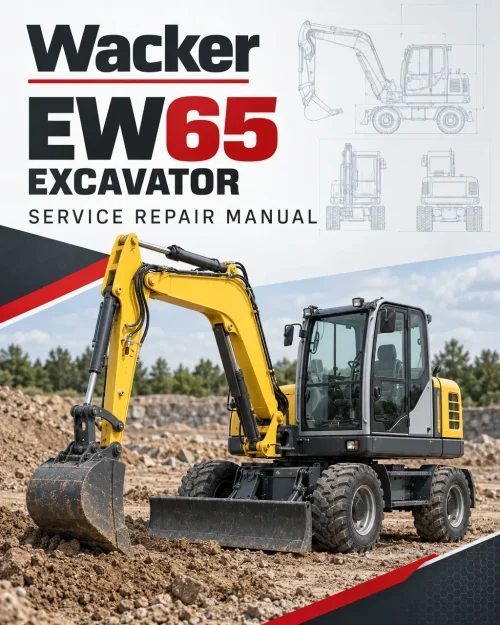 Wacker Neuson EW65 Excavator Service Repair Manual