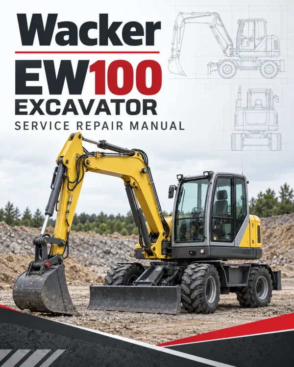 Wacker Neuson EW100 Excavator Service Repair Manual