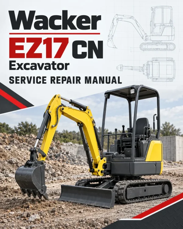 Wacker Neuson EZ17 CN Excavator Service Repair Manual