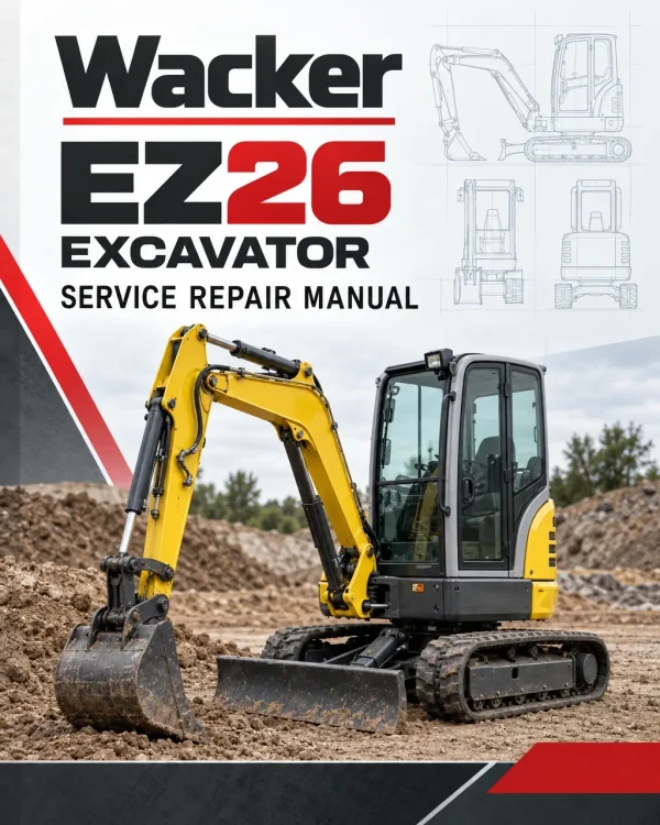 Wacker Neuson EZ26 Excavator Service Repair Manual