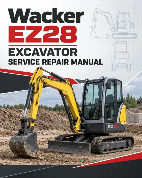 Wacker Neuson EZ28 Excavator Service Repair Manual Wacker Neuson EZ28 Excavator Service Repair Manual
