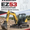 Wacker Neuson EZ53 Excavator Service Repair Manual