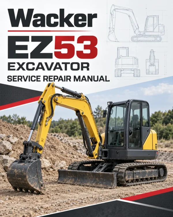 Wacker Neuson EZ53 Excavator Service Repair Manual