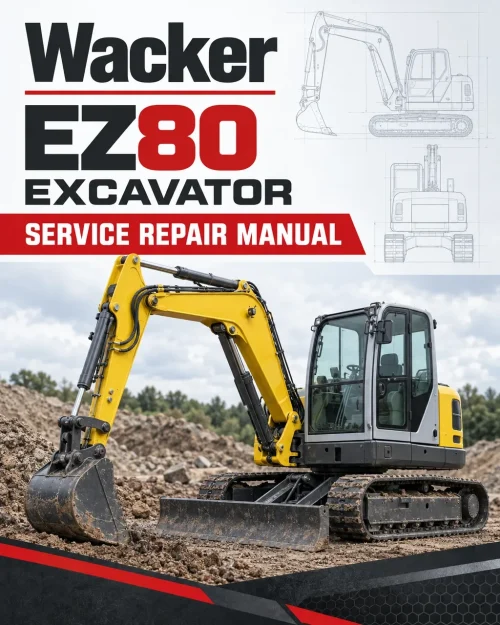 Wacker Neuson EZ80 Excavator Service Repair Manual
