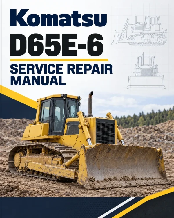 Komatsu D65E-6 Service Repair Manual Komatsu D65E-6 Service Repair Manual