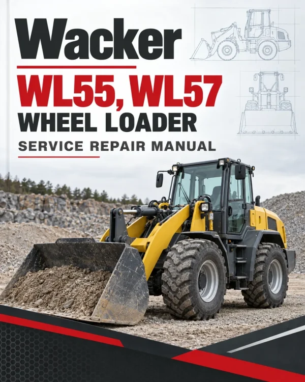 Wacker Neuson WL55, WL57 Wheel Loader Service Repair Manual Wacker Neuson WL55, WL57 Wheel Loader Service Repair Manual