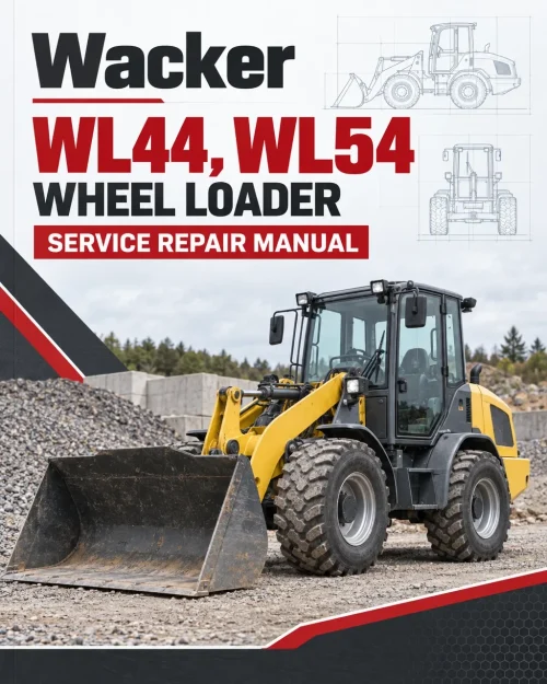 Wacker Neuson WL44, WL54 Wheel Loader Service Repair Manual Wacker Neuson WL44, WL54 Wheel Loader Service Repair Manual