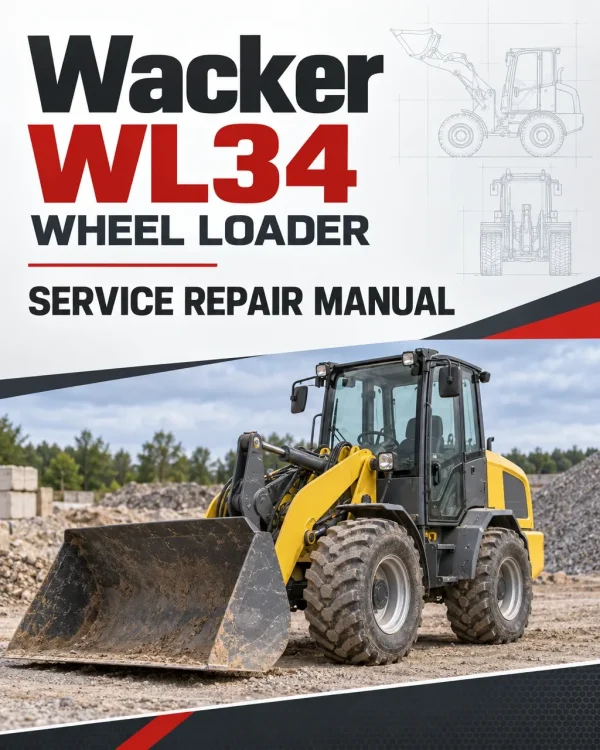 Wacker Neuson WL34 Wheel Loader Service Repair Manual Wacker Neuson WL34 Wheel Loader Service Repair Manual