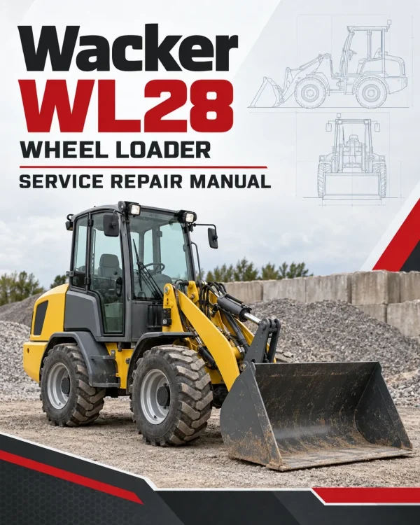 Wacker Neuson WL28 Wheel Loader Service Repair Manual Wacker Neuson WL28 Wheel Loader Service Repair Manual