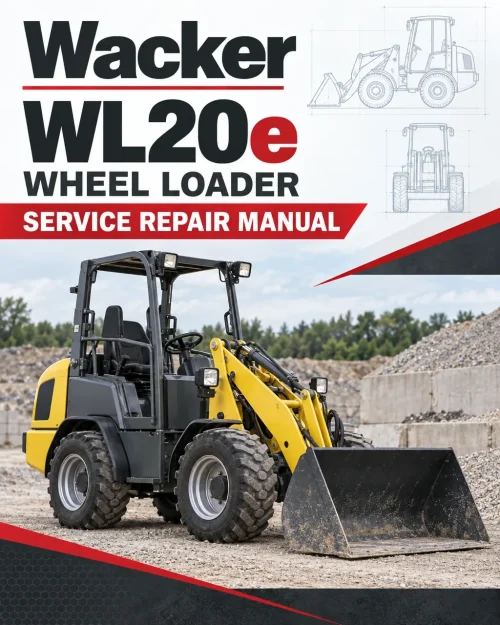 Wacker Neuson WL20e Wheel Loader Service Repair Manual Wacker Neuson WL20e Wheel Loader Service Repair Manual