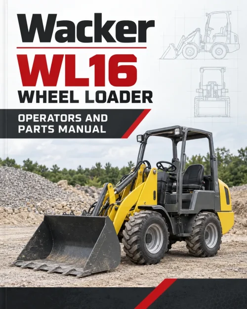 Wacker Neuson WL16 Wheel Loader Operators and Parts Manual Wacker Neuson WL16 Wheel Loader Operators and Parts Manual