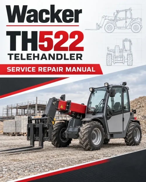 Wacker Neuson TH522 Telehandler Service Repair Manual Wacker Neuson TH522 Telehandler Service Repair Manual