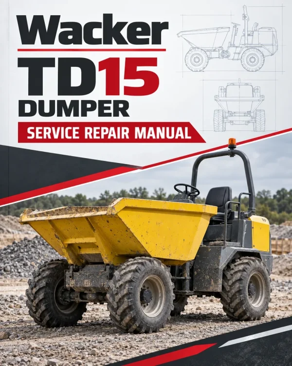 Wacker Neuson TD15 Dumper Service Repair Manual Wacker Neuson TD15 Dumper Service Repair Manual