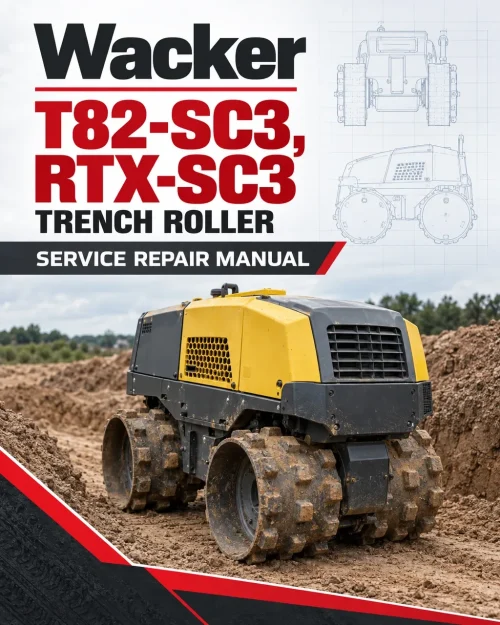 Wacker Neuson T82-SC3, RTX-SC3 Trench Roller Service Repair Manual Wacker Neuson T82-SC3, RTX-SC3 Trench Roller Service Repair Manual