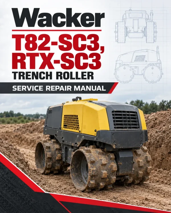 Wacker Neuson T82-SC3, RTX-SC3 Trench Roller Service Repair Manual