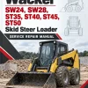 Wacker Neuson SW24, SW28, ST35, ST40, ST45, ST50 Skid Steer Loader Service Repair Manual Wacker Neuson SW24, SW28, ST35, ST40, ST45, ST50 Skid Steer Loader Service Repair Manual