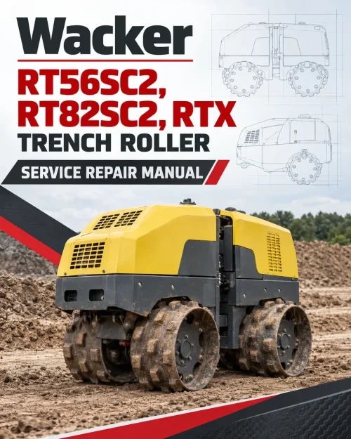 Wacker Neuson RT56SC2, RT82SC2, RTX Trench Roller Service Repair Manual Wacker Neuson RT56SC2, RT82SC2, RTX Trench Roller Service Repair Manual