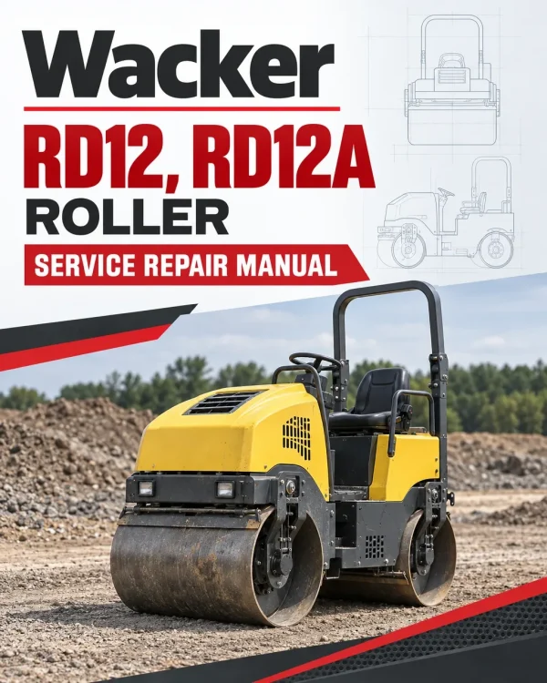 Wacker Neuson RD12, RD12A Roller Service Repair Manual Wacker Neuson RD12, RD12A Roller Service Repair Manual