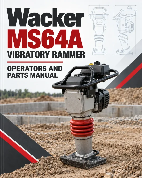 Wacker Neuson MS64A Vibratory Rammer Operators and Parts Manual Wacker Neuson MS64A Vibratory Rammer Operators and Parts Manual