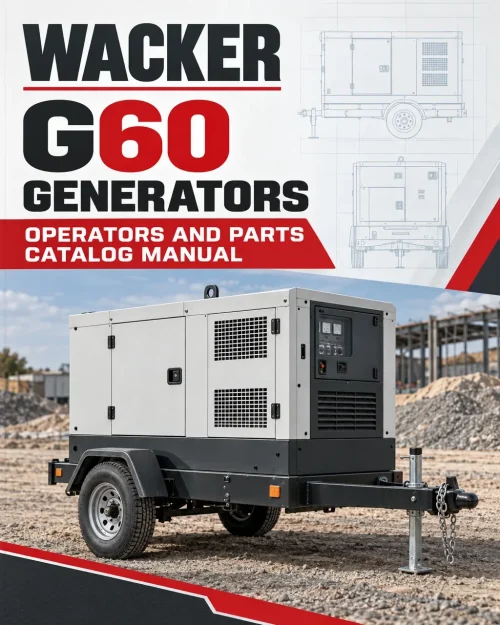 Wacker Neuson G60 Generators Operators and Parts Catalog Manual