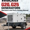 Wacker Neuson G20, G25 Generators Operators and Parts Catalog Manual Wacker Neuson G20, G25 Generators Operators and Parts Catalog Manual