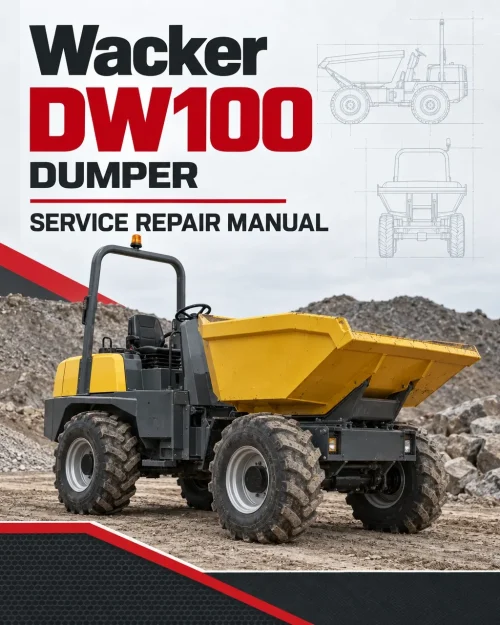 Wacker Neuson DW100 Dumper Service Repair Manual