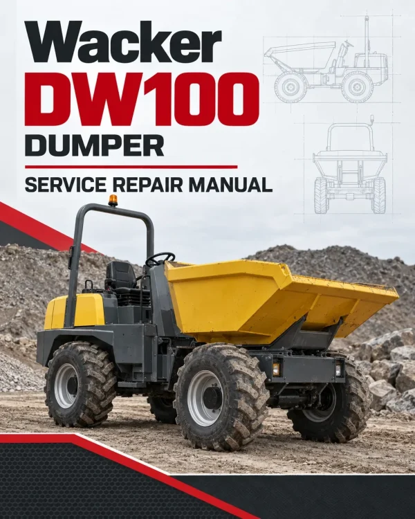 Wacker Neuson DW100 Dumper Service Repair Manual Wacker Neuson DW100 Dumper Service Repair Manual