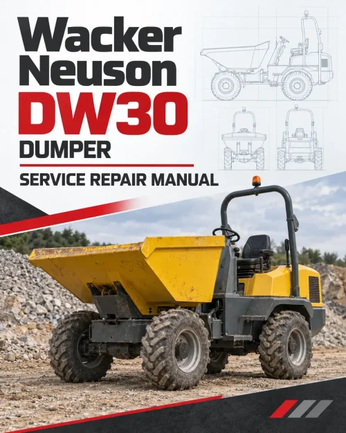 Wacker Neuson DW30 Dumper Service Repair Manual