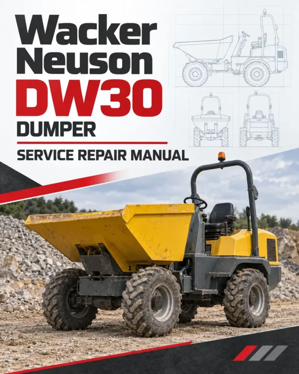 Wacker Neuson DW30 Dumper Service Repair Manual Wacker Neuson DW30 Dumper Service Repair Manual
