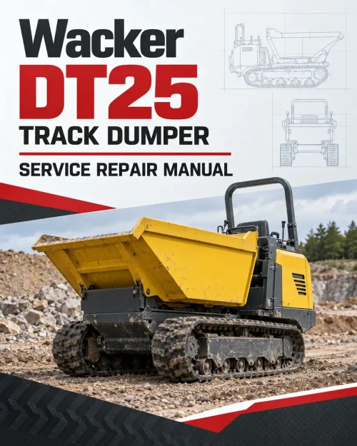 Wacker Neuson DT25 Track Dumper Service Repair Manual