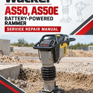 Wacker Neuson AS50, AS50E Battery-powered Rammer Service Repair Manual