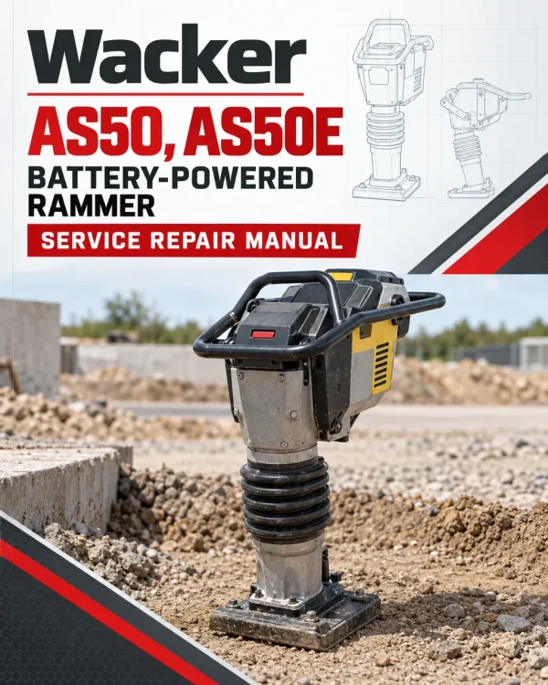 Wacker Neuson AS50, AS50E Battery-powered Rammer Service Repair Manual Wacker Neuson AS50, AS50E Battery-powered Rammer Service Repair Manual