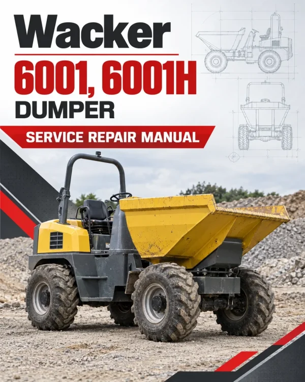 Wacker Neuson 6001, 6001H Dumper Service Repair Manual Wacker Neuson 6001, 6001H Dumper Service Repair Manual