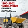 Wacker Neuson 1200-2002, 1200S-2002D Dumper Operators and Parts Catalog Manual Wacker Neuson 1200-2002, 1200S-2002D Dumper Operators and Parts Catalog Manual