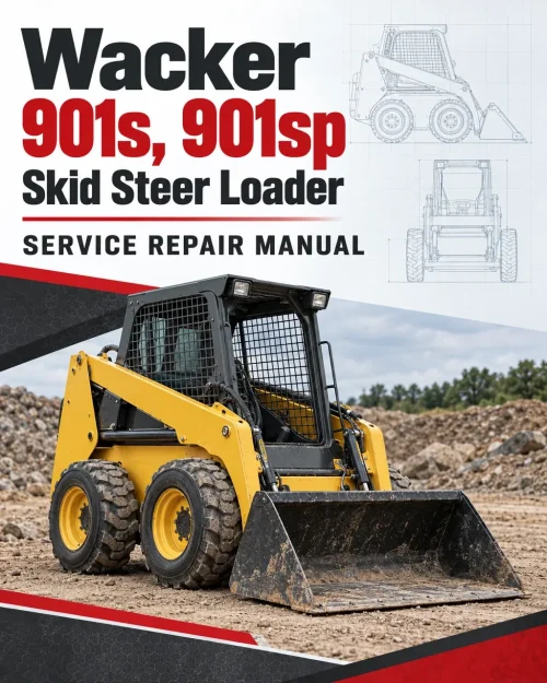 Wacker Neuson 901s, 901sp Skid Steer Loader Service Repair Manual Wacker Neuson 901s, 901sp Skid Steer Loader Service Repair Manual