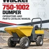 Wacker Neuson 750-1002 Dumper Operators and Parts Catalog Manual (German)