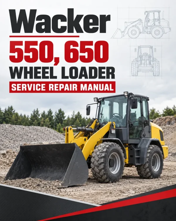 Wacker Neuson 550, 650 Wheel Loader Service Repair Manual Wacker Neuson 550, 650 Wheel Loader Service Repair Manual