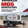 Wacker Neuson MG5 Generators Operators and Parts Catalog Manual Wacker Neuson MG5 Generators Operators and Parts Catalog Manual