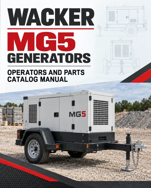 Wacker Neuson MG5 Generators Operators and Parts Catalog Manual Wacker Neuson MG5 Generators Operators and Parts Catalog Manual