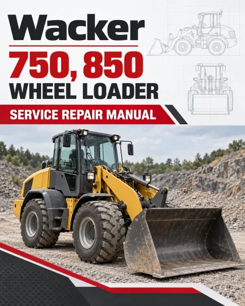 Wacker Neuson 750, 850 Wheel Loader Service Repair Manual Wacker Neuson 750, 850 Wheel Loader Service Repair Manual