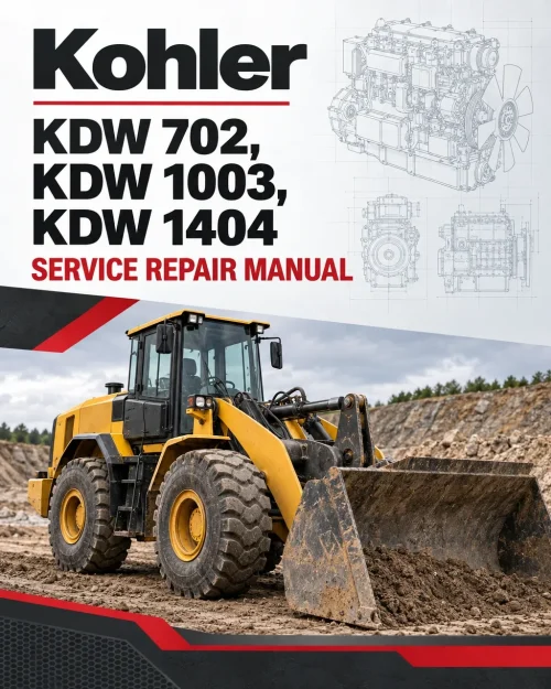 Kohler KDW 702, KDW 1003, KDW 1404 Service Repair Manual Kohler KDW 702, KDW 1003, KDW 1404 Service Repair Manual