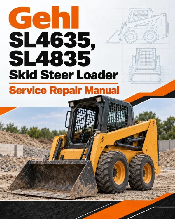 Gehl SL4635, SL4835 Skid Steer Loader Service Repair Manual Gehl SL4635, SL4835 Skid Steer Loader Service Repair Manual
