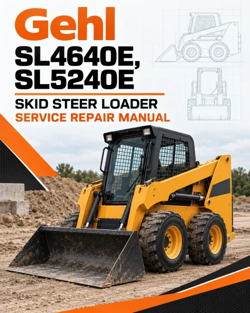 Gehl SL4640E, SL5240E Skid Steer Loader Service Repair Manual Gehl SL4640E, SL5240E Skid Steer Loader Service Repair Manual
