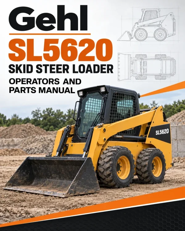 Gehl SL5620 Skid Steer Loader Operators and Parts Manual Gehl SL5620 Skid Steer Loader Operators and Parts Manual