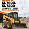 Gehl SL7600, SL7800 Skid Steer Loader Service Repair Manual
