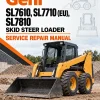 Gehl SL7610, SL7710 (EU), SL7810 Skid Steer Loader Service Repair Manual